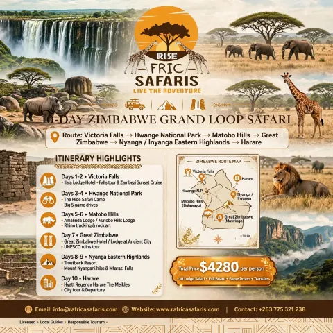 10-Day Zimbabwe Grand Loop Safaris gallery image