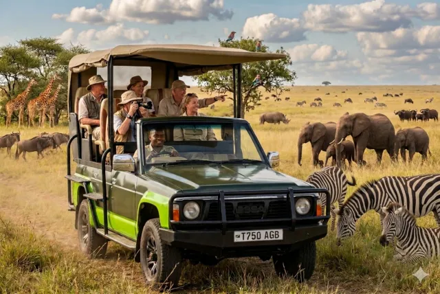 1-Day Zanzibar to Mikumi Day Trip Safari By Flights& Lunch safari tour
